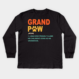 GrandPaw Definition Kids Long Sleeve T-Shirt